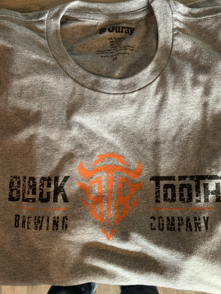 Grey BTB Orange Logo - Black Tooth Brewing Company